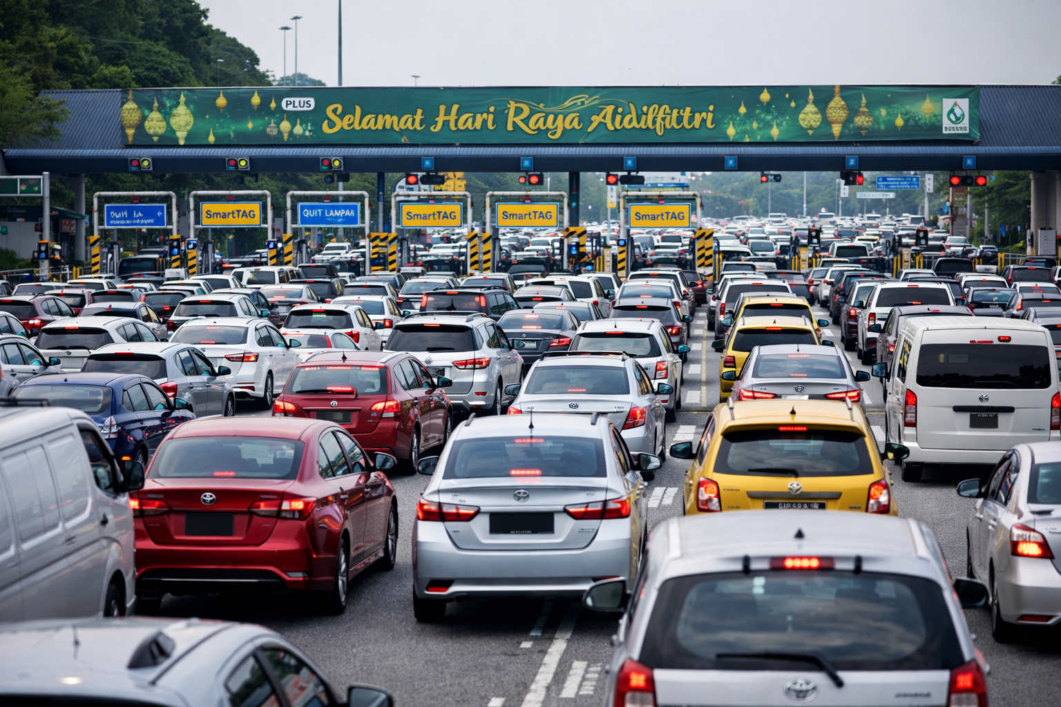 Tol Sesak Musim Perayaan