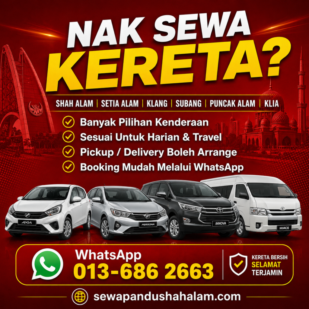 Kereta Sewa Shah Alam Seksyen 7
